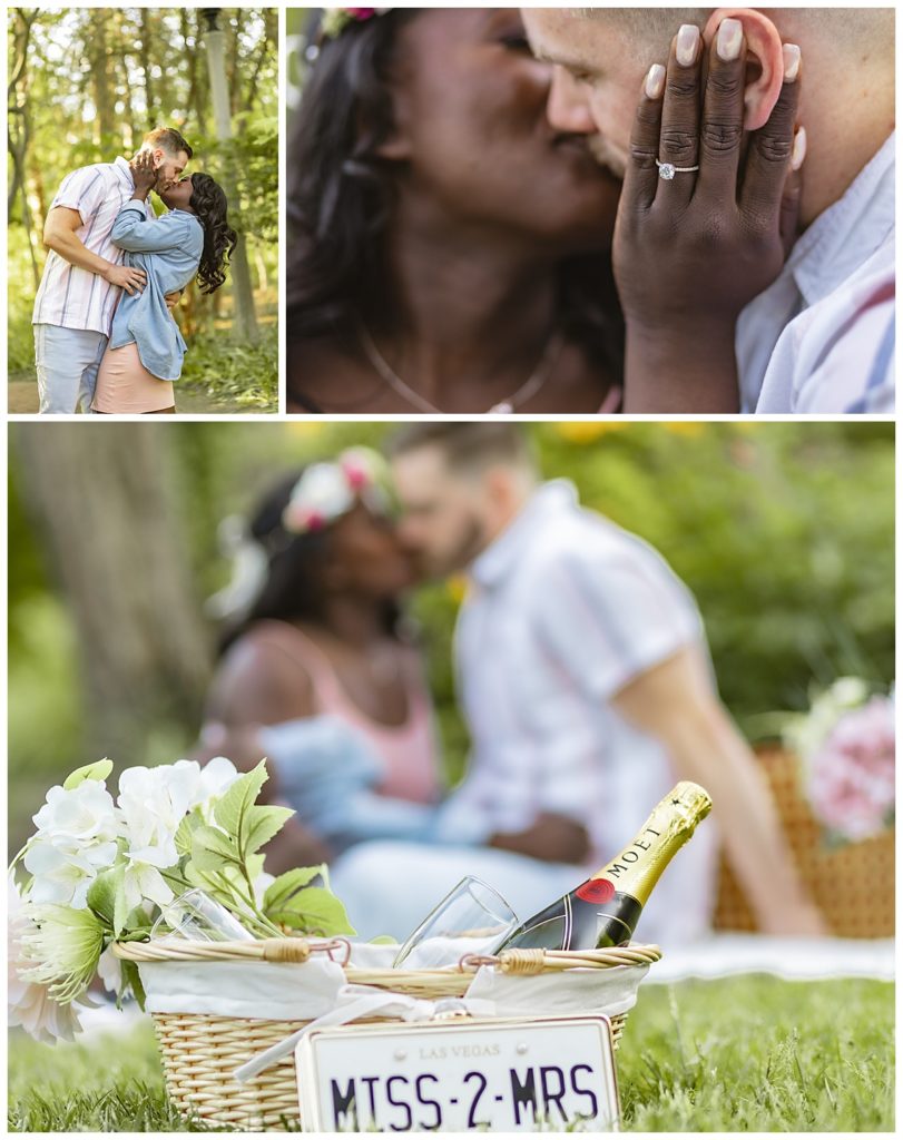 Engagement photos at sayen house and gardens. Beautiful couple sharing intimate moments.